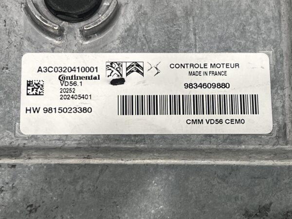 Opel Corsa F Motor beyni 2026 HN05 – 1.2 Turbo (100 hp) Automatic