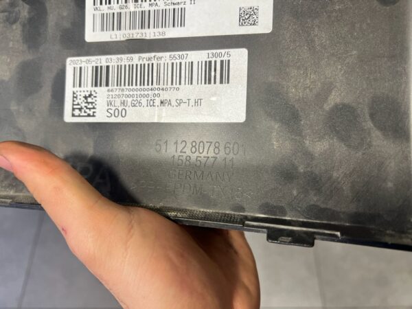 BMW i4 ARKA TAMPON ALT BAKALİT 2024 G26 Coupe